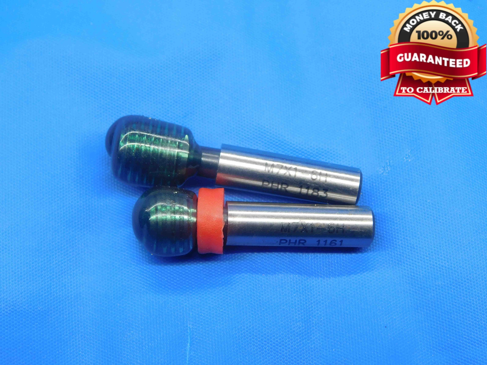 M7 X 1 6H METRIC THREAD PLUG GAGE 7 1.0 GO NO GO P.D.’S = 6.350 & 6.500 CHECK