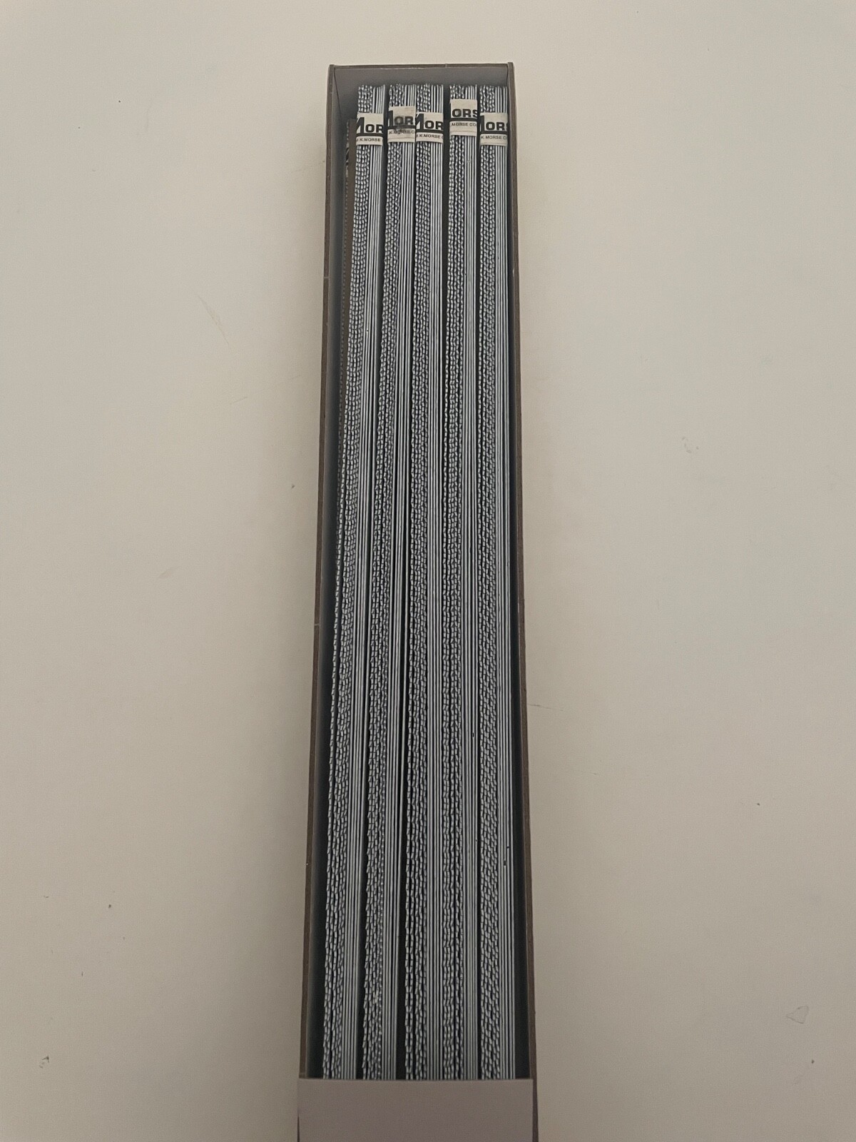 100 Count Box – Morse Hacksaw Blade 18 TPI Bi-Metal 1/2 in W x 12 in L