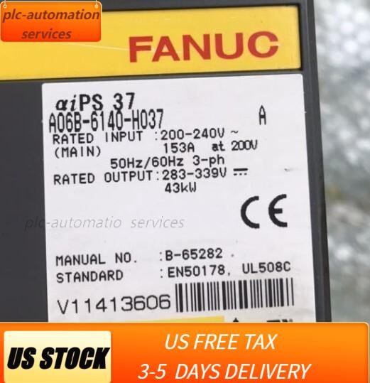 New FANUC A06B-6140-H037 Servo Amplifier Module removed from productive facility