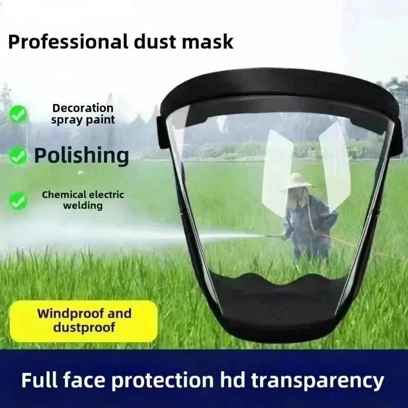Anti-Fog Full Face Mask Paint Dust Eye Safe Protective Transparent Shield