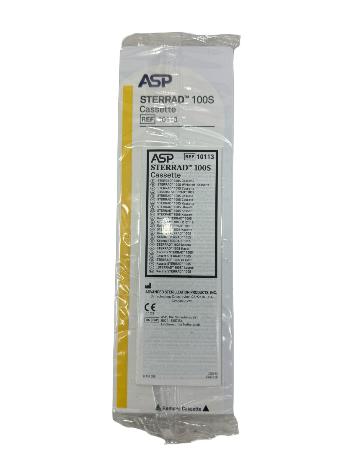 Johnson & Johnson ASP Sterrad 100S Cassette REF:10113 Exp 02-28-2025