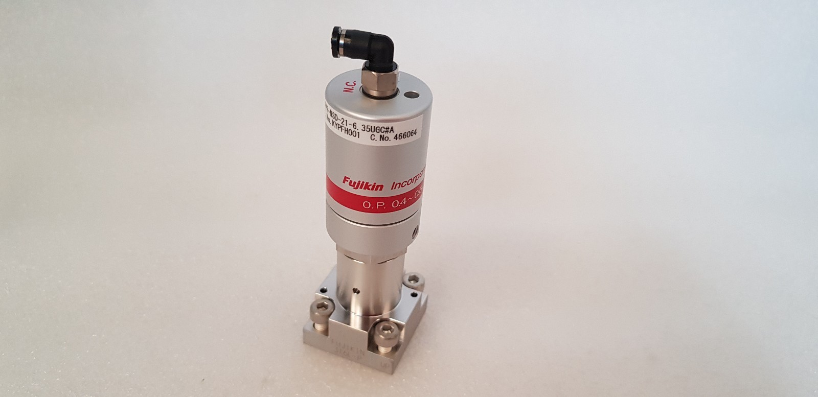 FUJIKIN 316L-P UP VALVE N.C.,O.P. 0.4~0.6MPa FPR-NSD-21-6.35UGC#A FREE SHIP