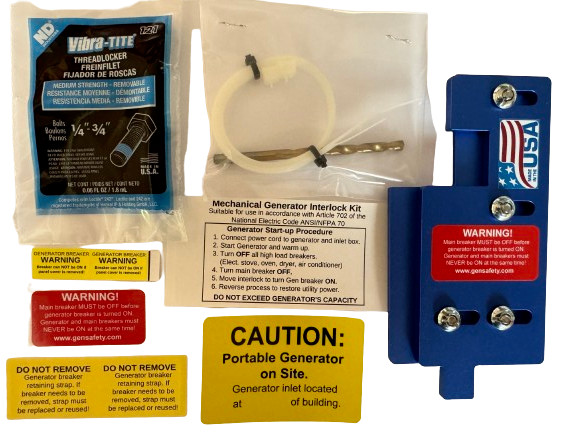 Square D Generator Interlock Kit for 3 1/4″ Spacing 150A and 200A Model SDVL