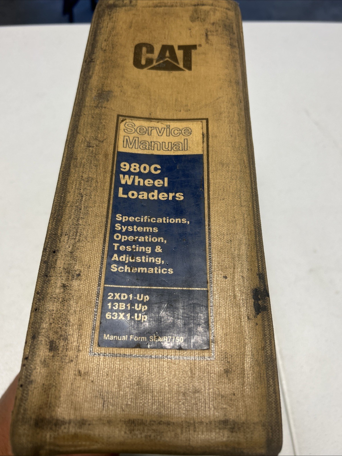 CAT Caterpillar 980C SERVICE SHOP SMANUAL WHEEL LOADER sn 2XD 13B 63X OEM