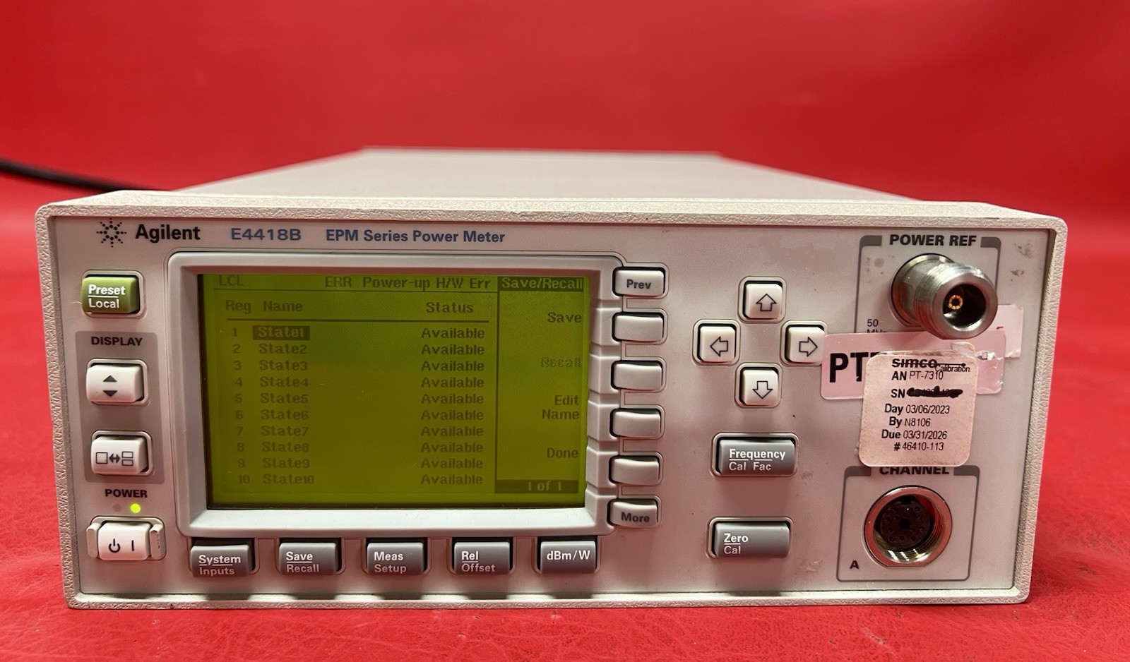 Agilent E4418B EPM Series Single- Channel Power Meter *Read More*