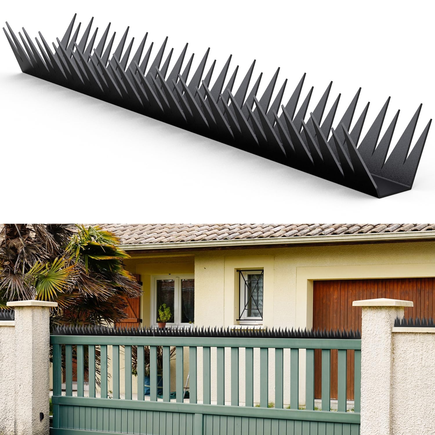 6PCS Metal Anti-Climb Fence Spikes – Durable Wall Guard & Animal Deterrent for H