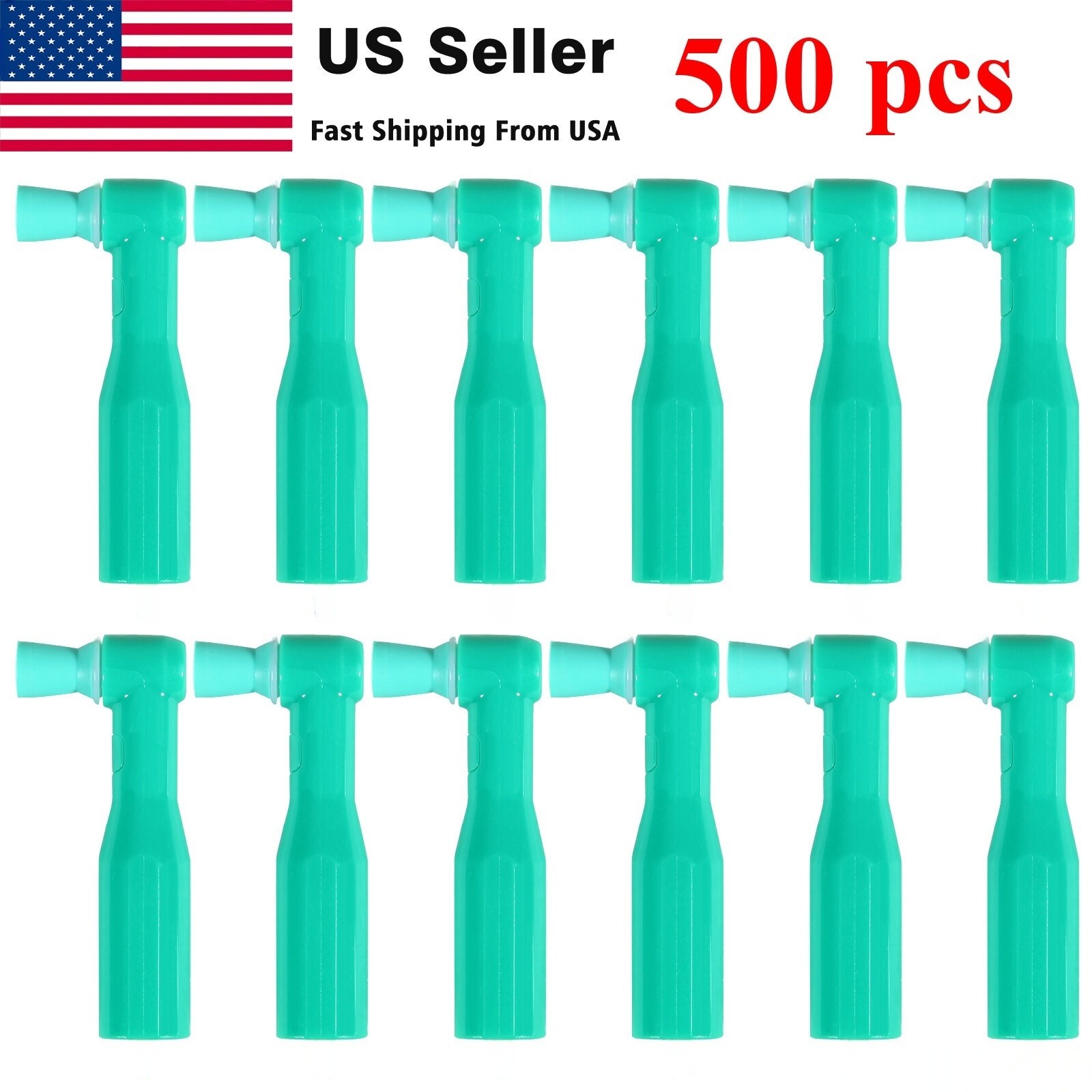 500* Dental Prophy Prophylaxis Angles Disposable Latex-Free Soft / Firm Cup