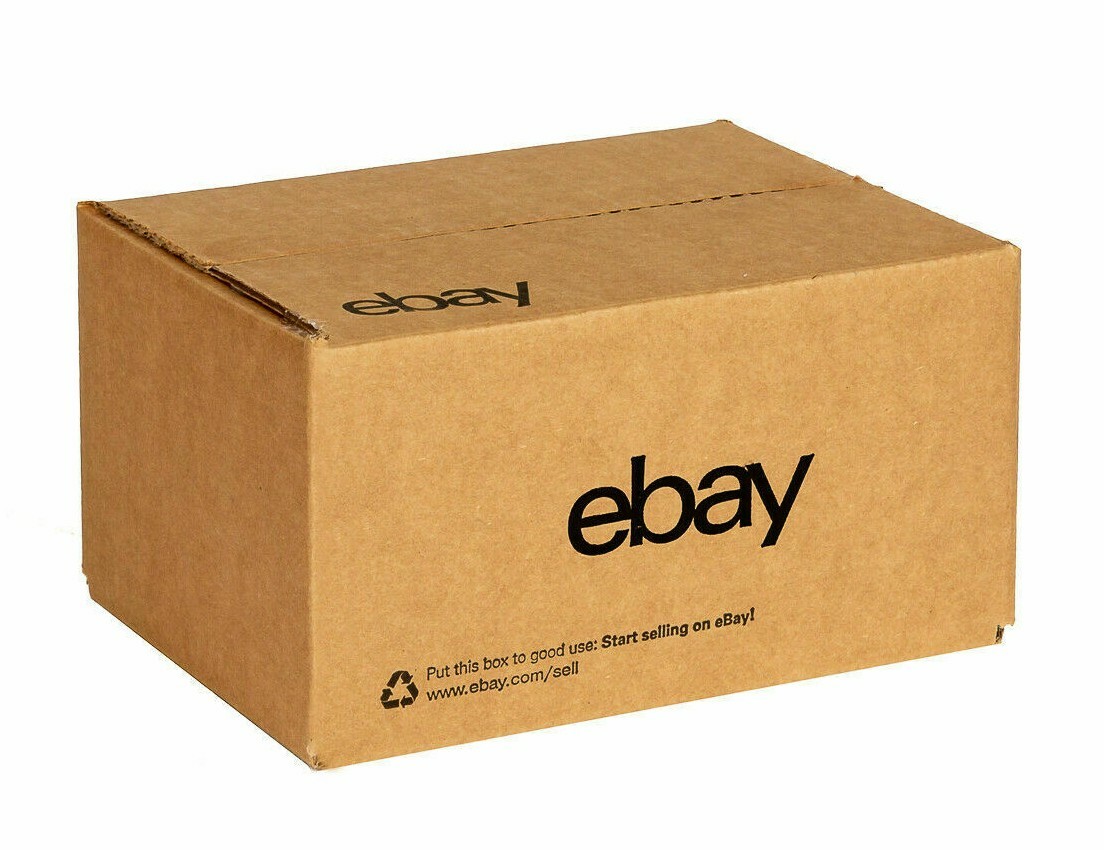 NEW EDITION eBay-Branded Boxes With Black Logo 6″ x 4 3/4″ x 4 3/4″