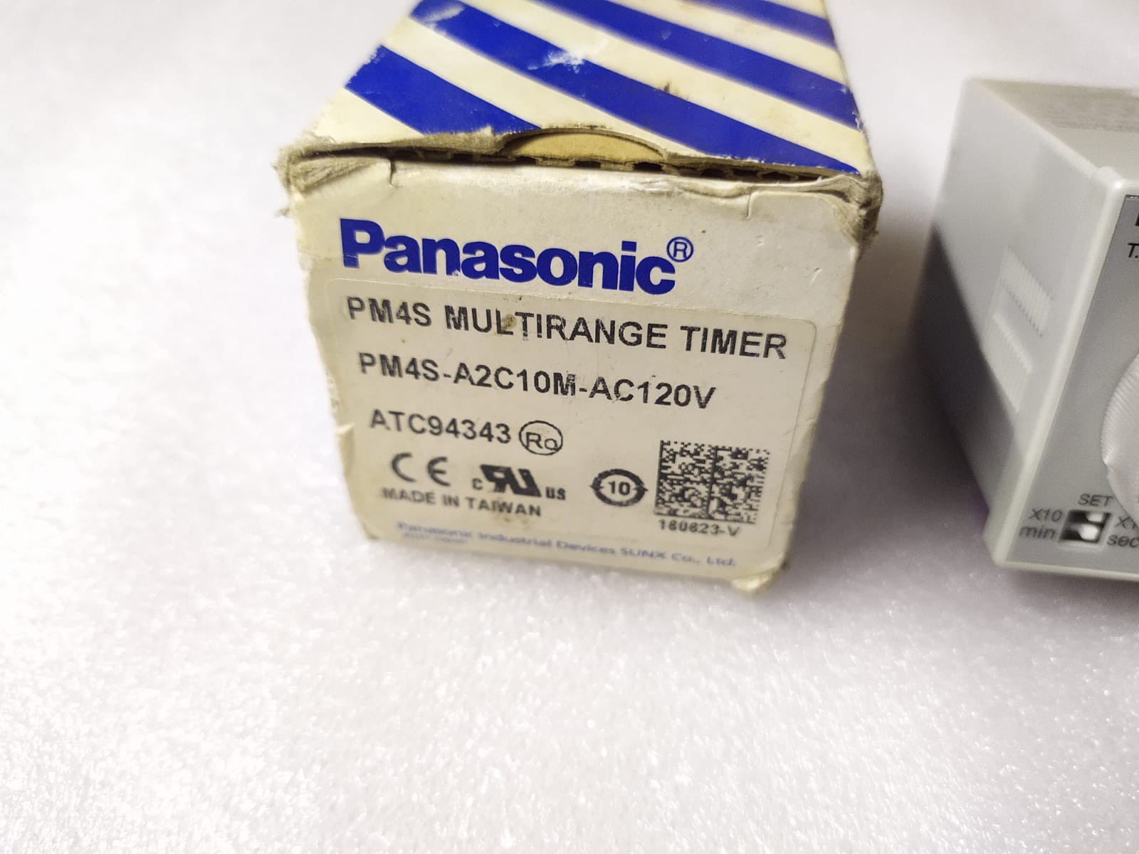 PANASONIC PM4S On Delay Multirange Timer ANALOG PM4S-A2C10M-AC120V 100-120V AC