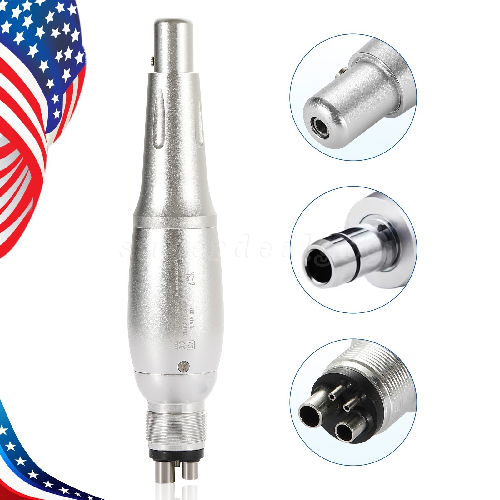 360° Swivel Dental 4:1 Reduction Hygiene Prophy Low Speed Handpiece Air Motor M4