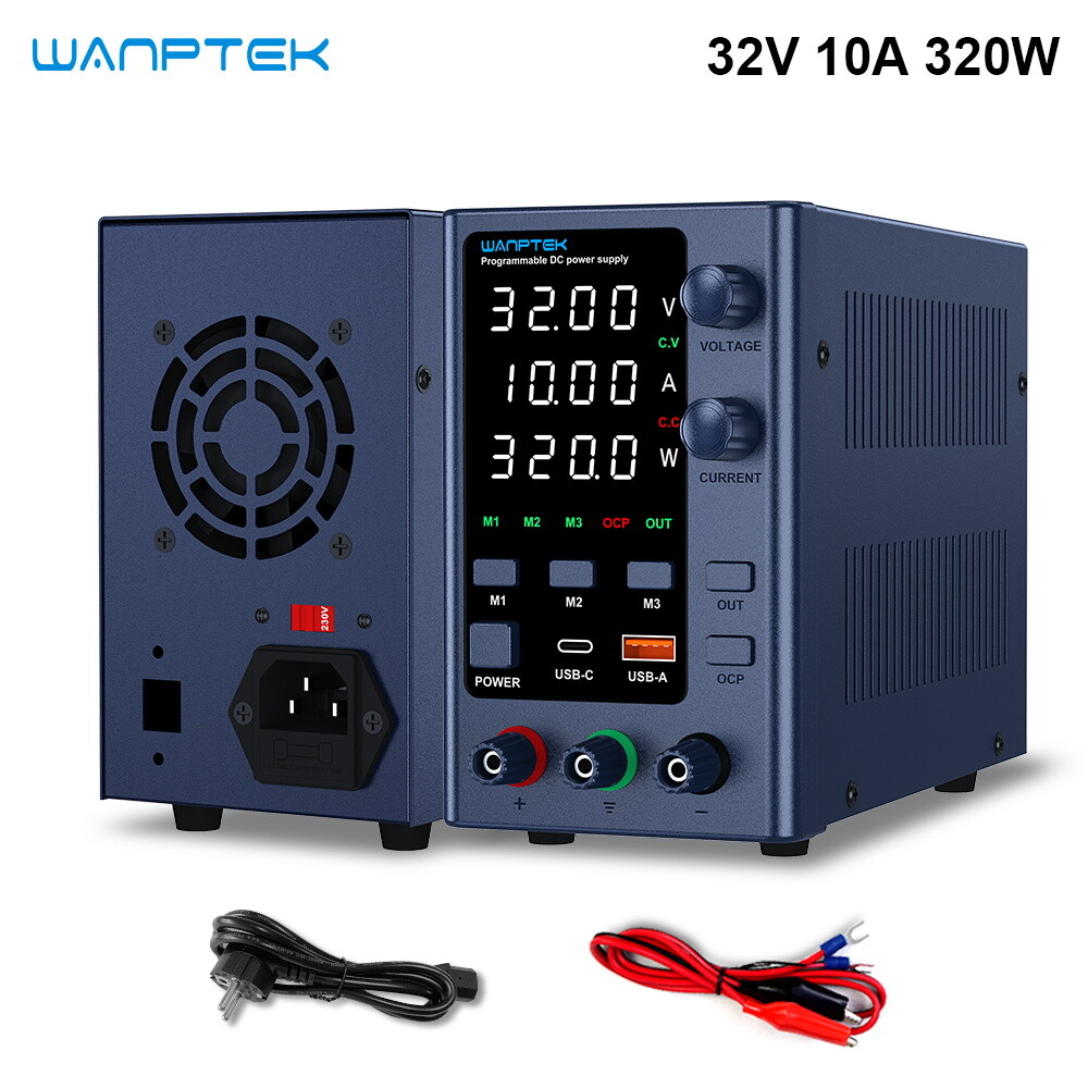 DC 0~32V 62V 0~5A 10A Adjustable Lab Power Supply Regulated Internal Memories
