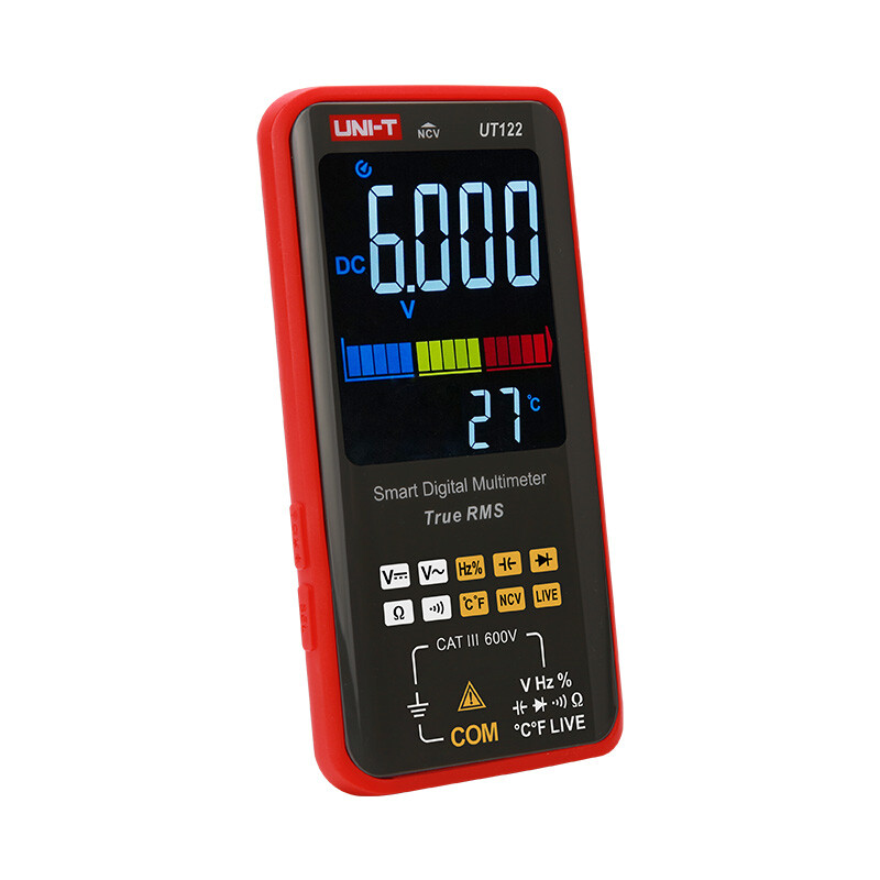 UNI-T UT122 Smart TRMS Multimeter NCV LIVE Dual Display Voltage Tester