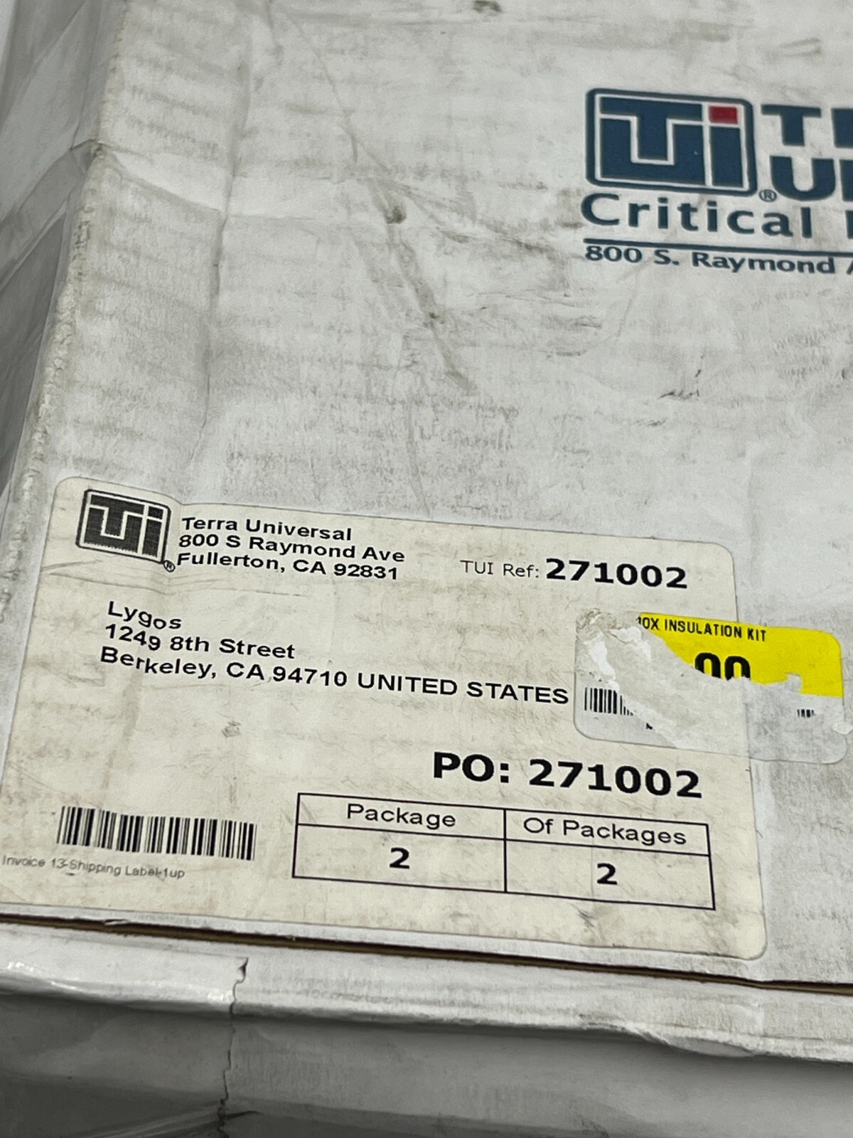 Terra Universal Insulation Flange Black Heavy Duty 271002