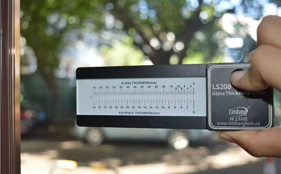 One-Side Measurement Double Glazing Laser Glass Thickness Meter Hollow Glass Thi