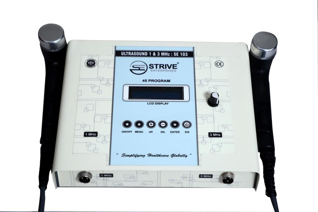 Therapeutic Machine Dual Pain Relief 1 & 3 Mhz Ultrasound Therapy Physical Used.