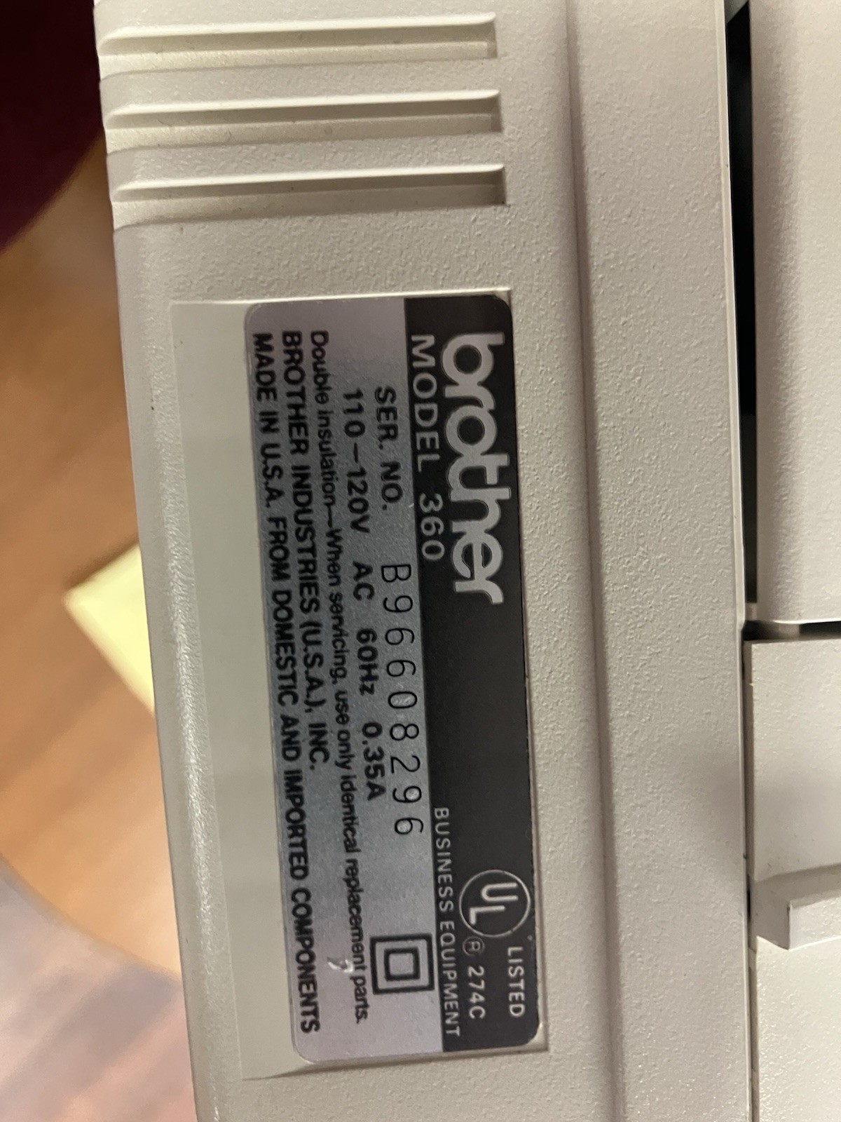 Brother Correctronic 360 Typewriter Word-Spell Word Processing WORKS