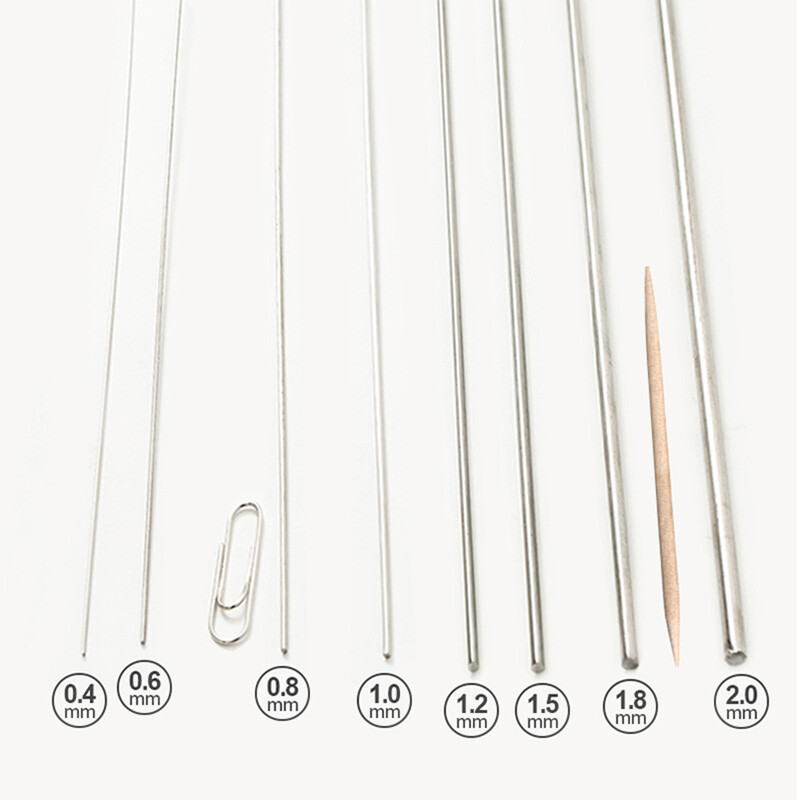 304 Stainless Steel Spring Steel Wire Dia 0.2mm To 5.0mm DIY Accessories 1 Meter