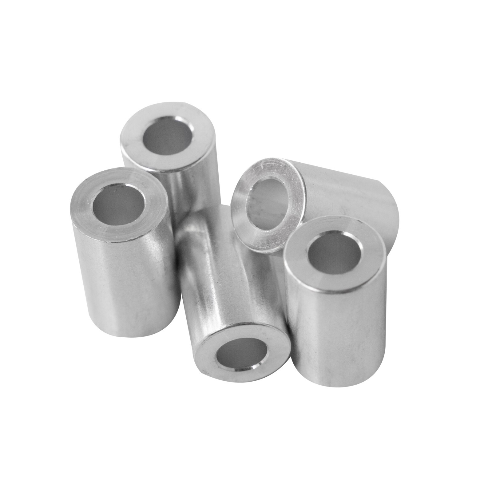 New Aluminum Spacer Bushing 5/8″ OD x 5/16″ ID–Fits M8 or 5/16″ Bolts