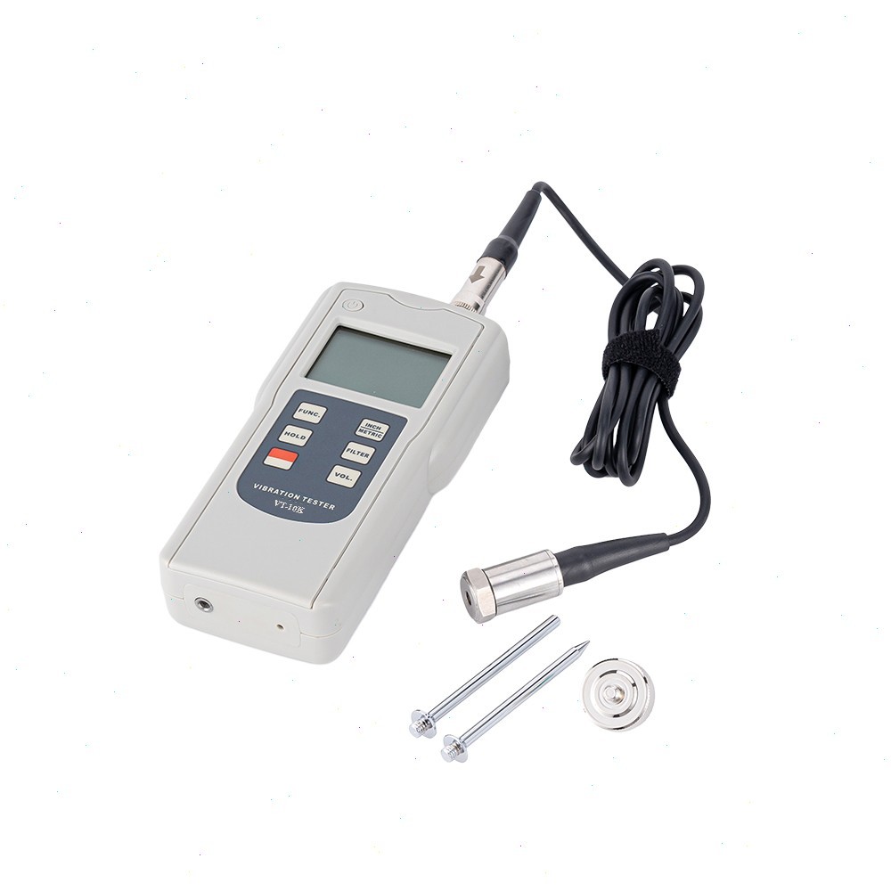 Vibrometer with Acceleration 0.1-400.0m/s² Equivalent Peak/0.3-1312ft/s²/0.0-40g