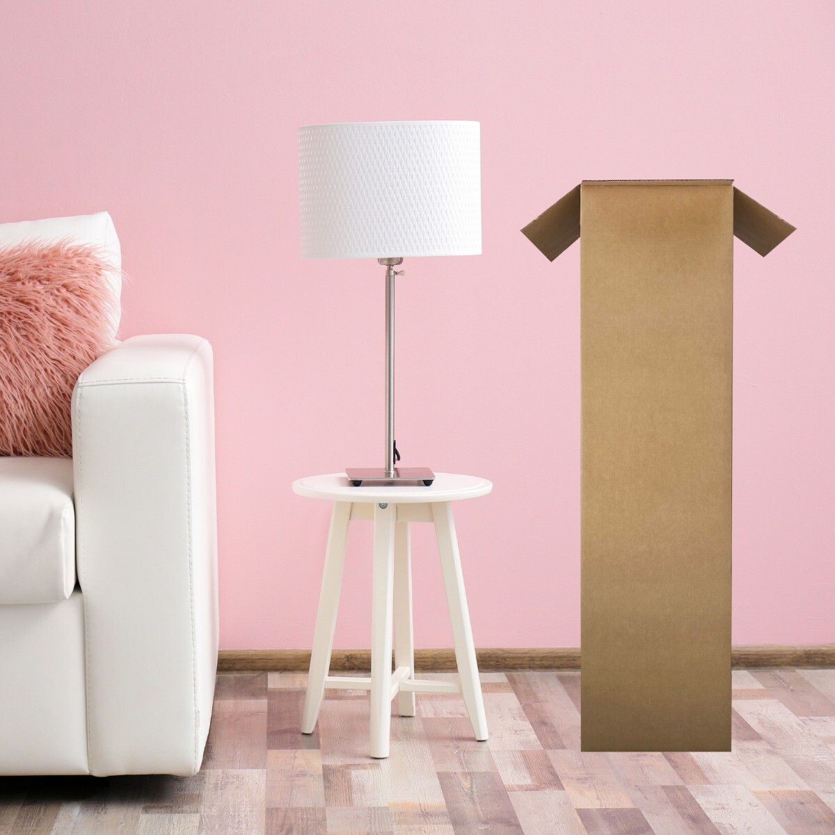 UBMOVE Tall Lamp Moving Boxes (5 Pack) Lamp Box Size 12″ x 12″ x 48″