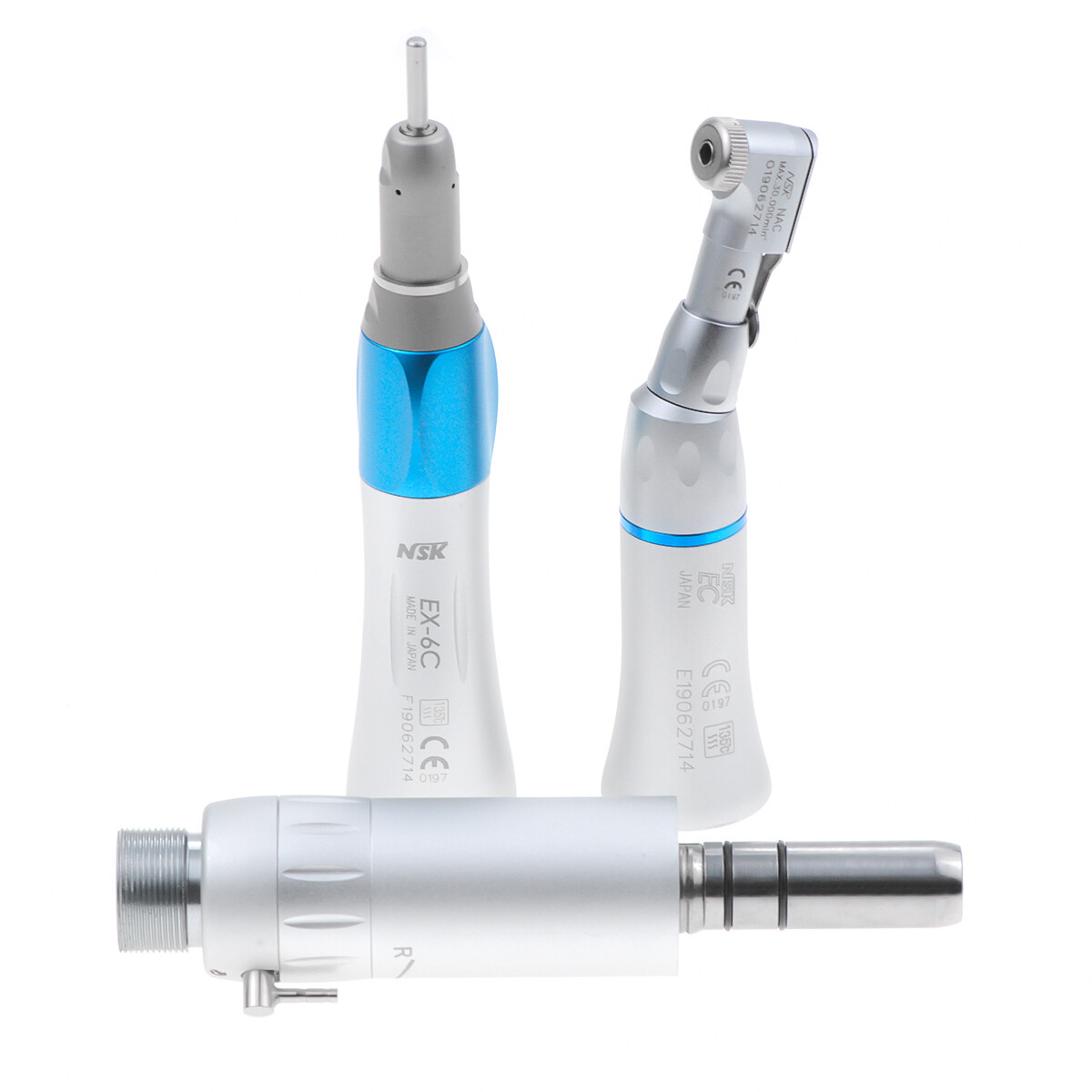 NSK Type Dental PANA MAX High Speed Handpieces Push Button+Low Speed EX203C 4/2H