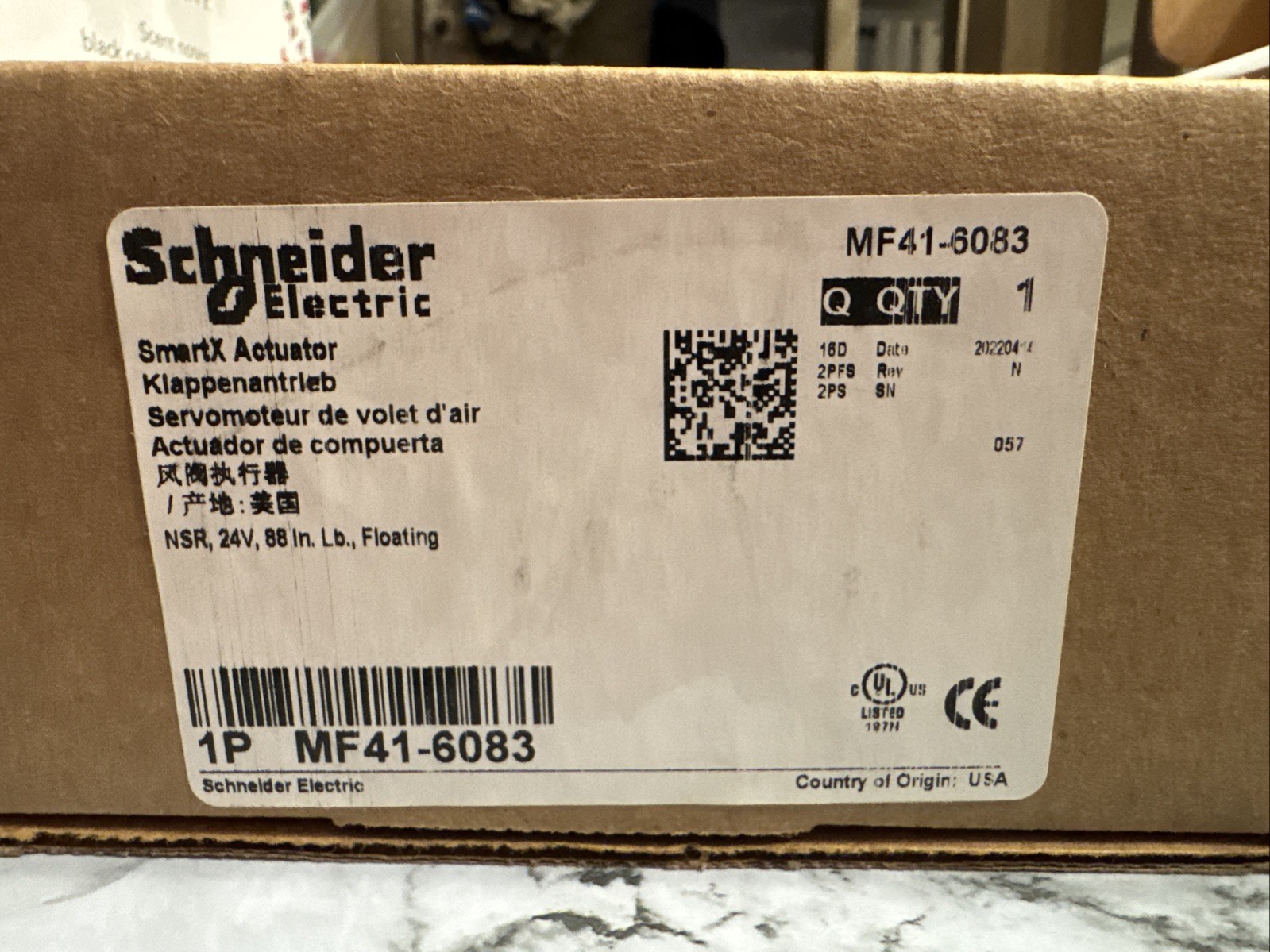 Schneider Electric SmartX Actuator MF41-6083 Brand New Fast Shipping