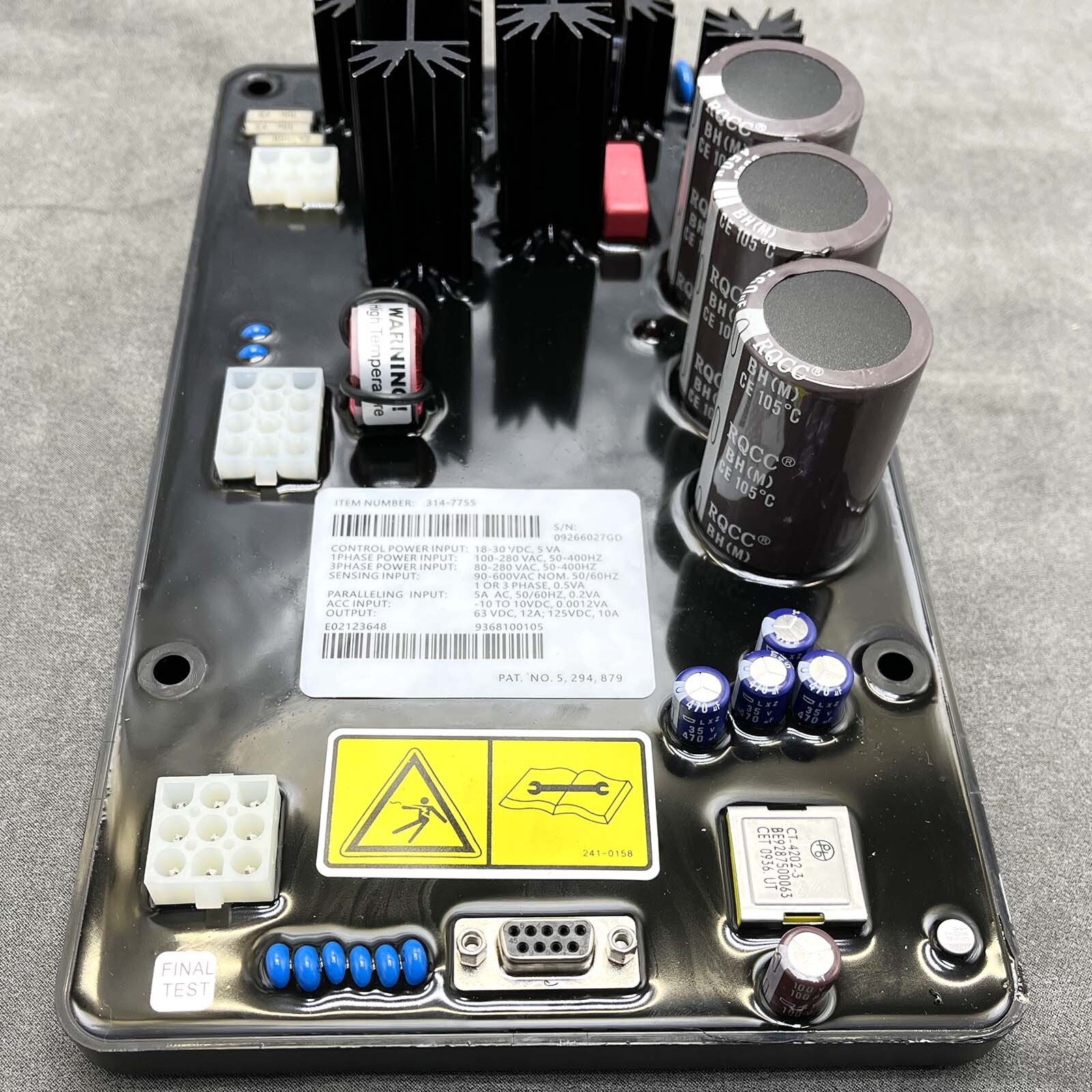 Brand New Digital Voltage Regulator 314-7755 For Caterpillar CAT CDVR