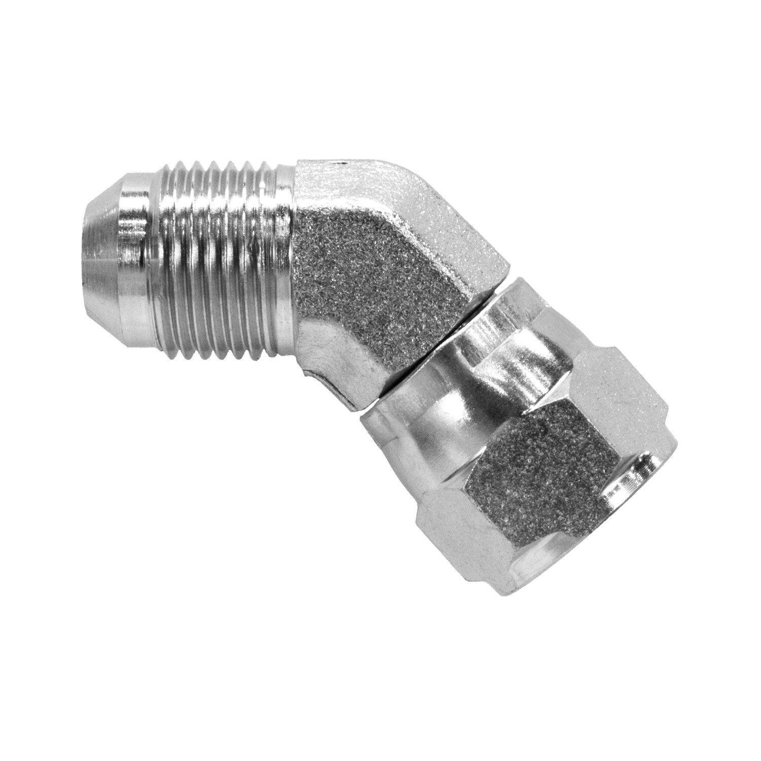 6502-06-06 Hydraulic Fitting 3/8″ Female JIC 45 Swivel X 3/8″ Male JIC C5356