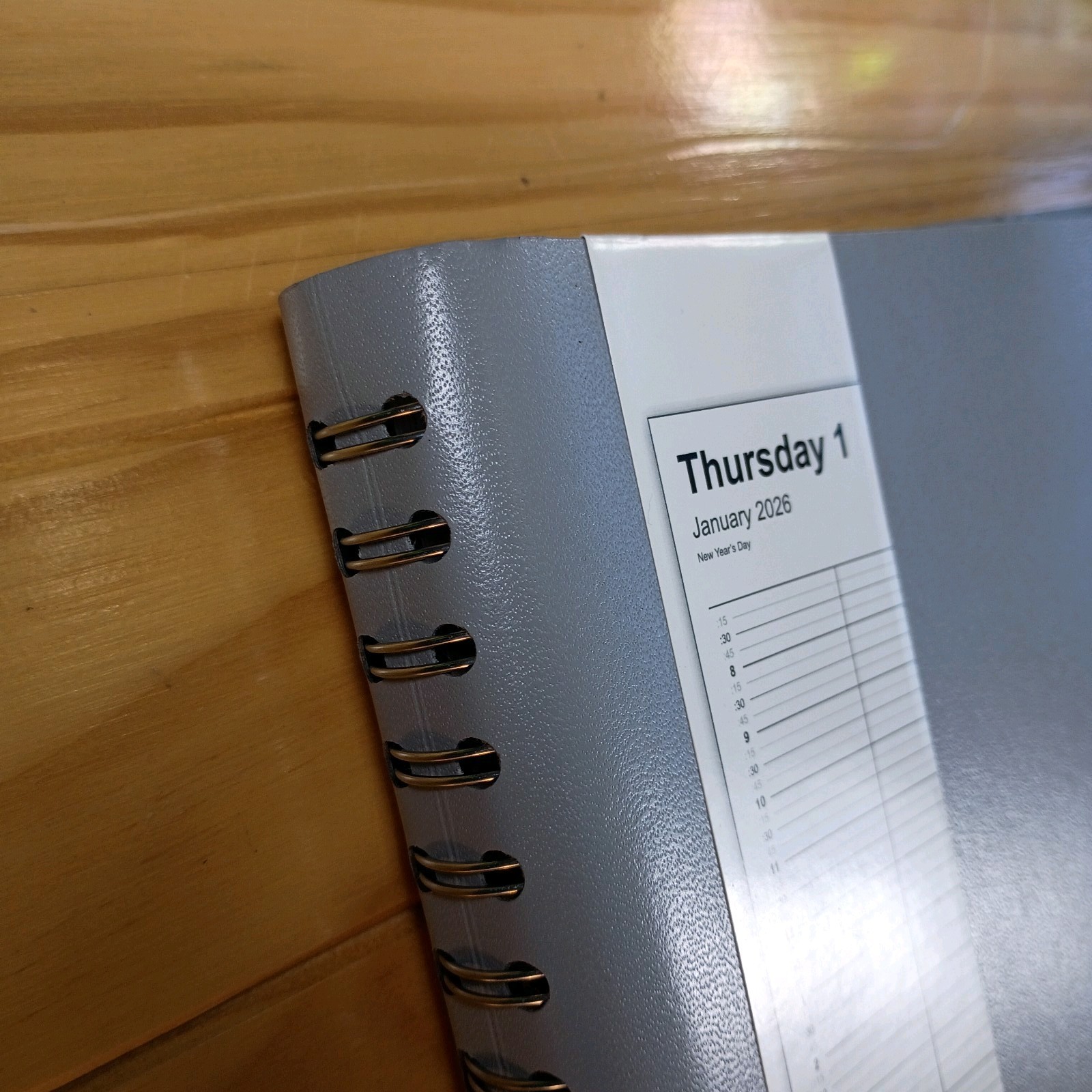 Staples 2026 4 Person DailyPlanner, Gray Dec 2025 Jan 2027, 8 x 11 In ST12935-26