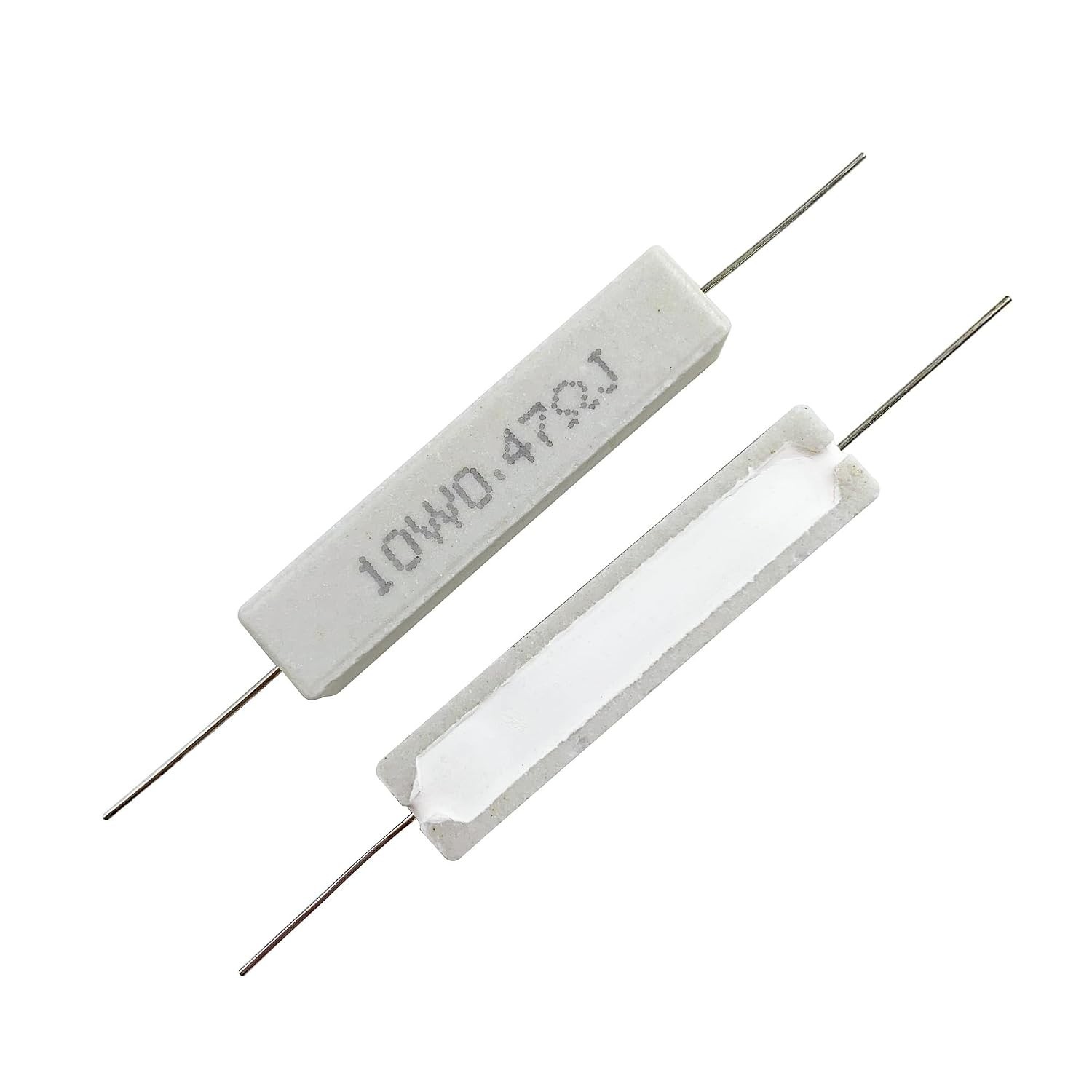 25 Values 10W Ceramic Cement Resistor Kit | 50 Pieces,10 Watt Resistance,±5% …