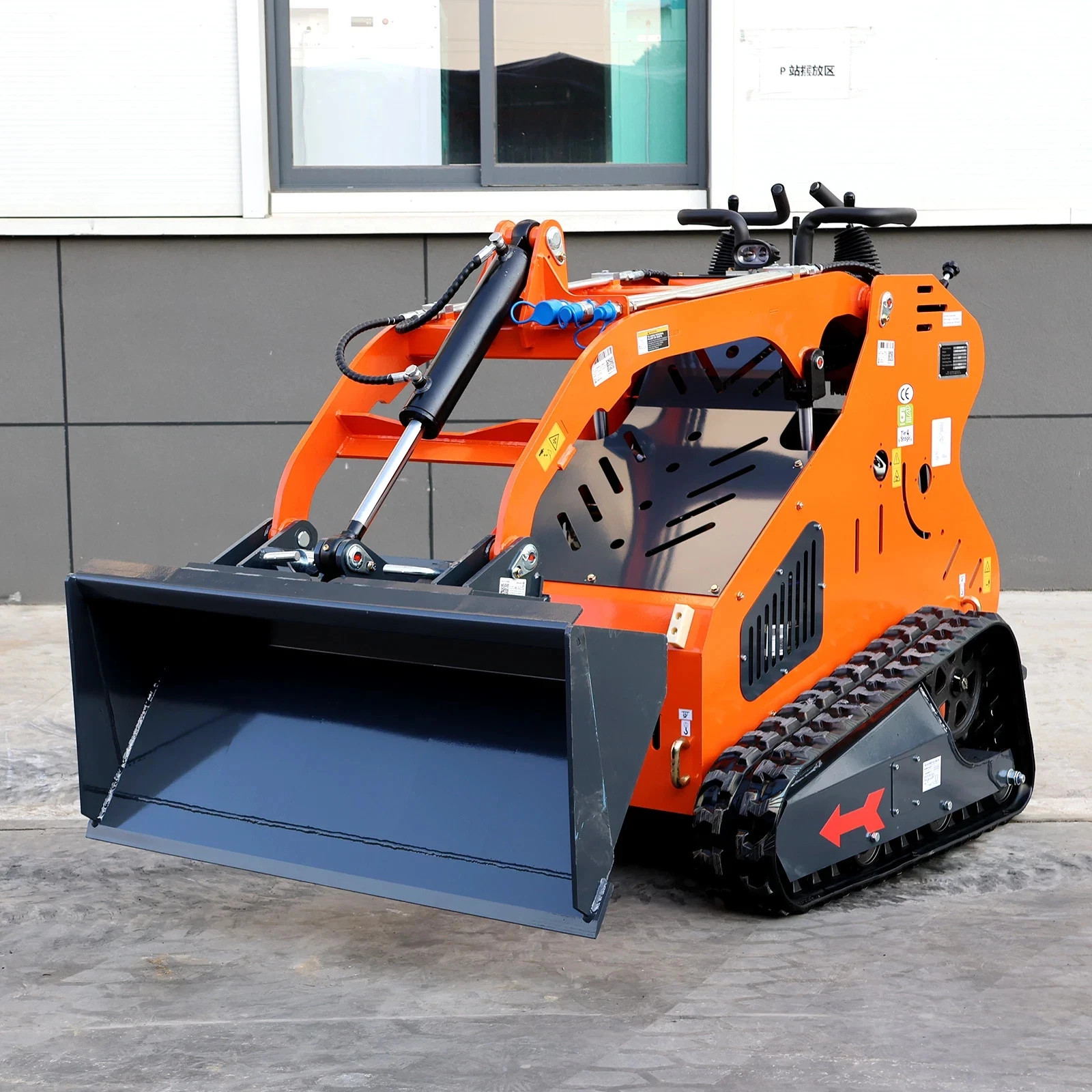 Upgraded 2025 Mini Skid Steer Track Loader Hydraulic Crawler Skid Pickup & Ship
