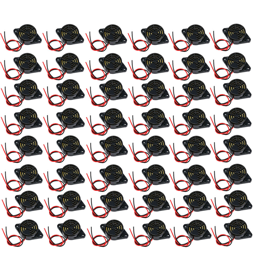 8/16/32/48PCS Buzzer Alarm Active Piezo 3v – 24v Continuous Sound dc 85DB C20 US