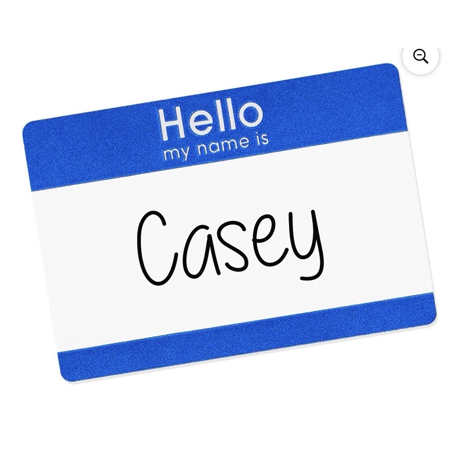Avery Hello My Name Is Name Tags, Blue Border, 100 Badges