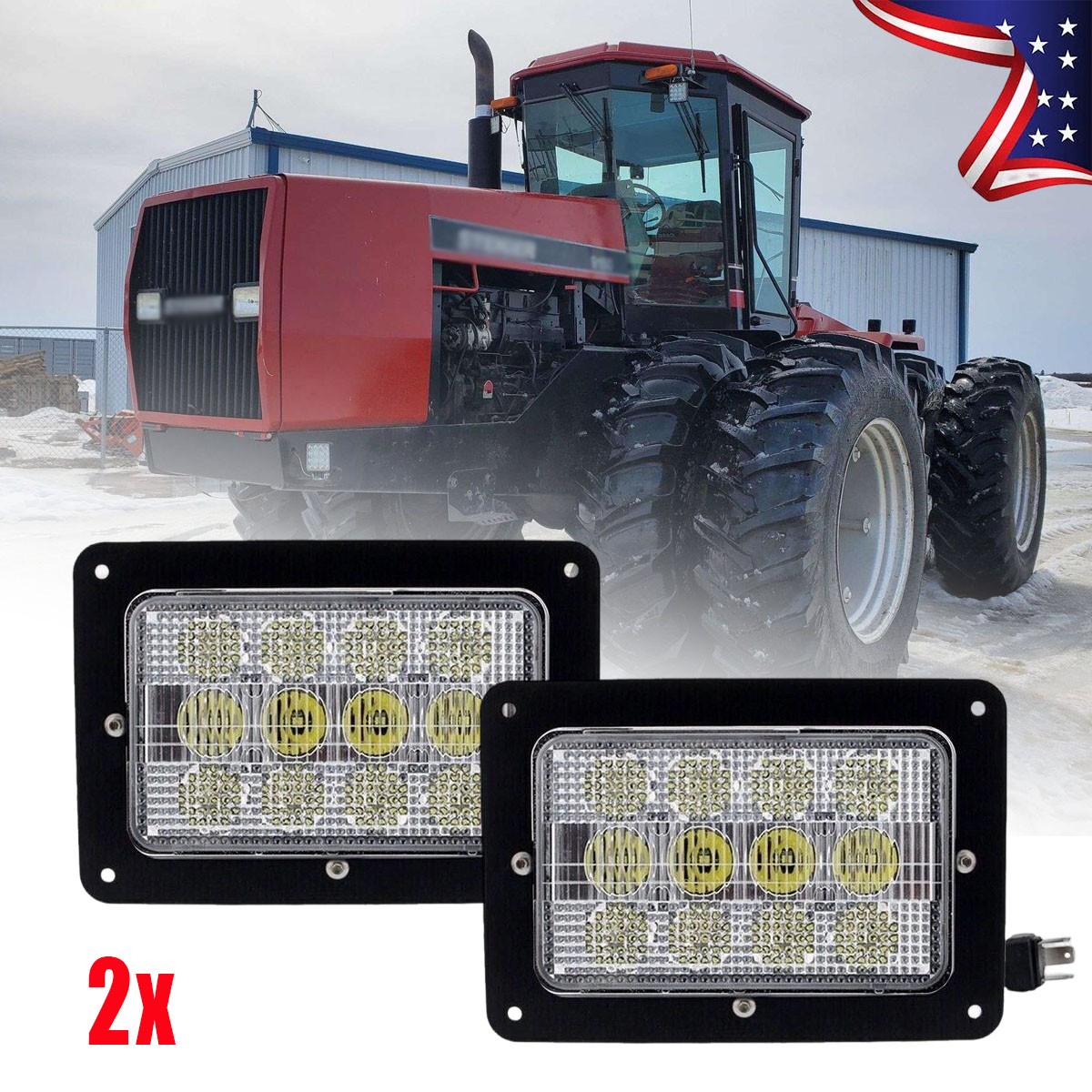 For Case IH Steiger 9110 9130 9150 4WD LED Work Light-Hi/Lo 20-2063T1 60-6730T91