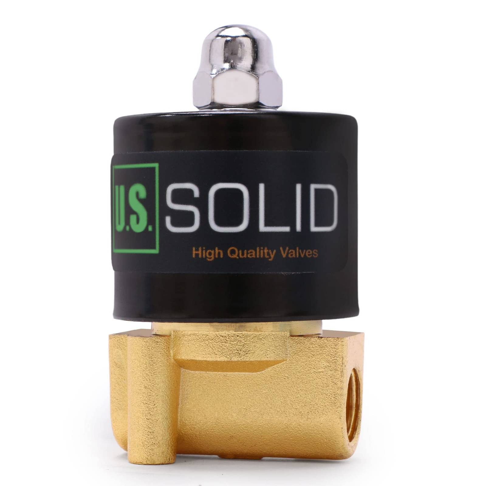 U.S. Solid Zinc-Alloy Solenoid Valve 1/4″ Electric Water Valve AC 110V NBR Seal