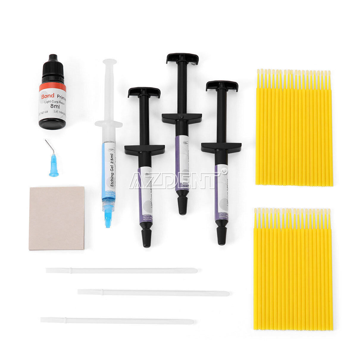 Dental Bracket Braces Glue Ortho Bonding Light Cure Resin Composite Kit