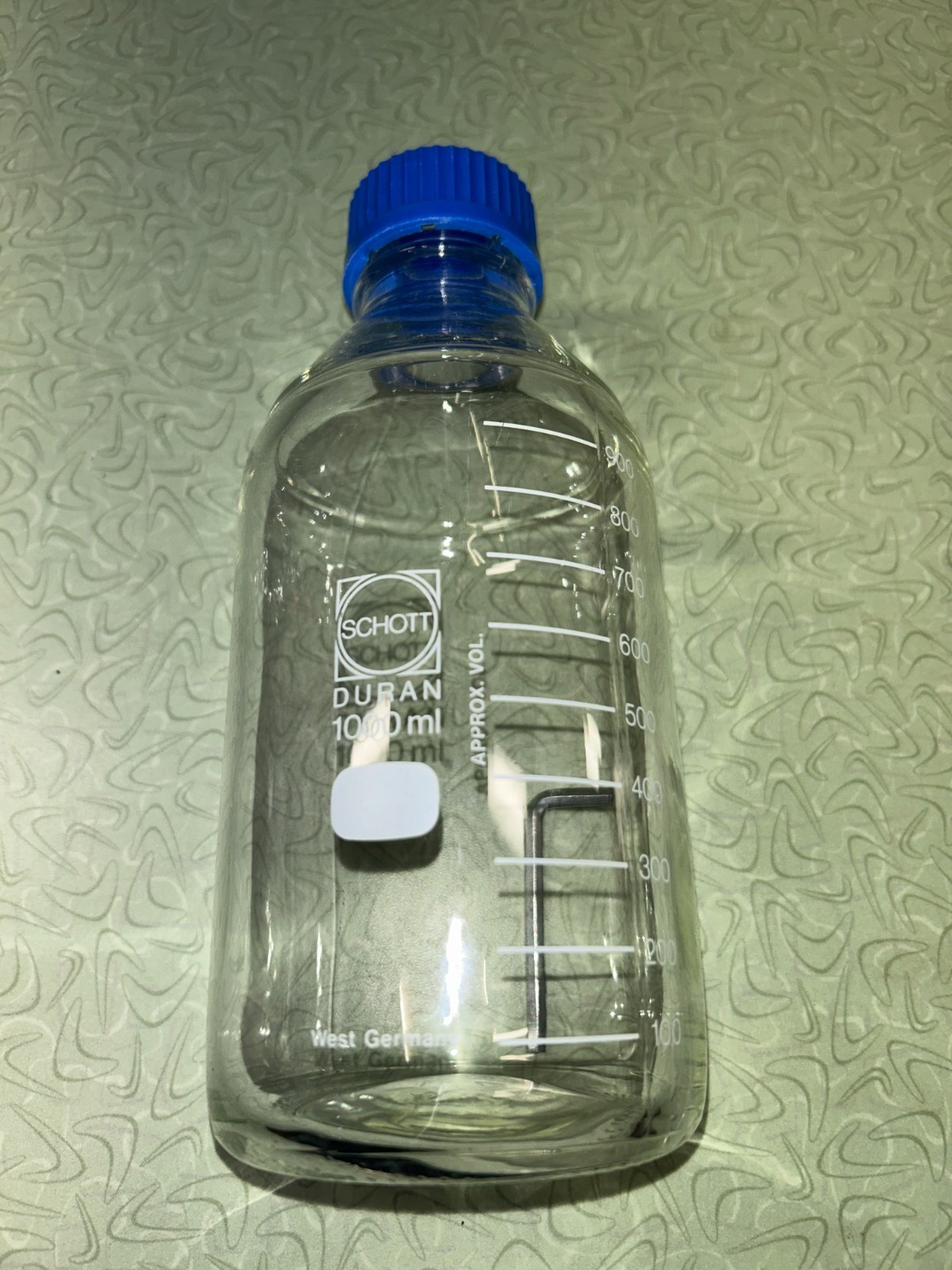 Schott Duran 1000mL Graduated Media Storage Bottles — Ten Bottles