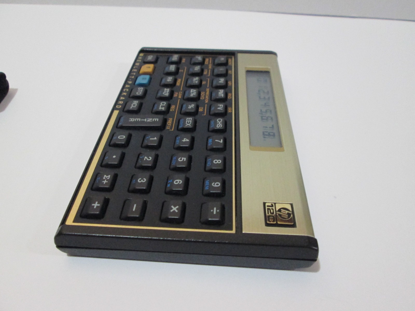 Vintage HP 12C Financial Programmable Calculator Made in Malaysia With Case