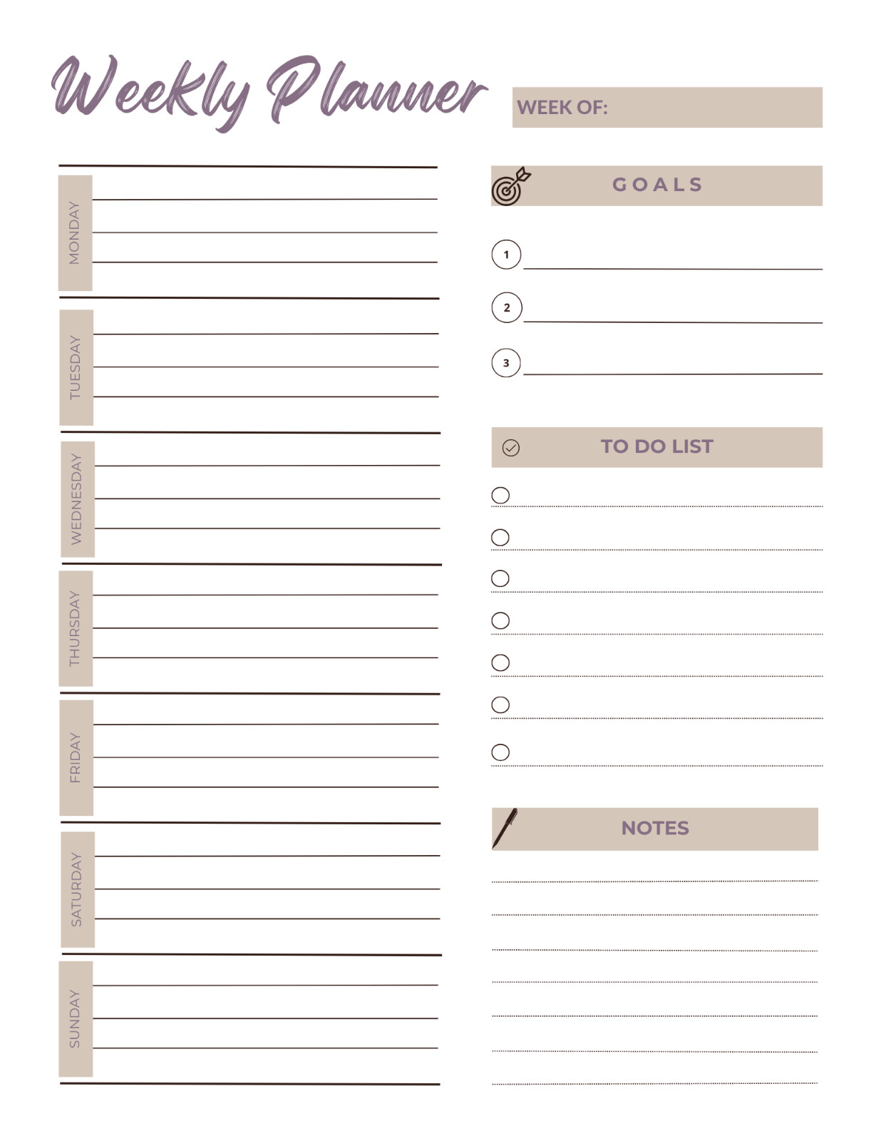 Digital | Home Management Planner, Goodnotes iPad Planner Digital Journal Pdf
