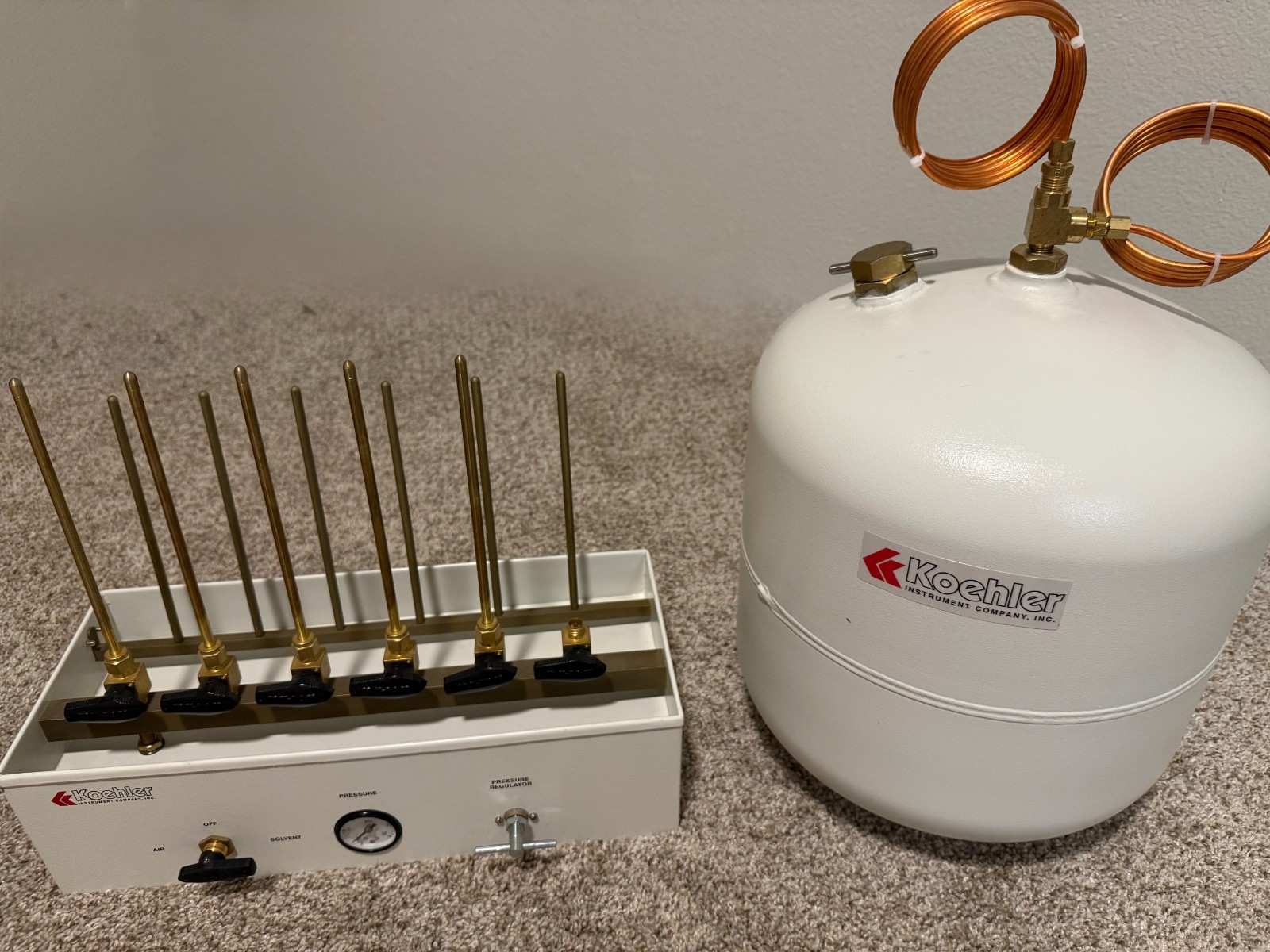 Koehler K34000/K34010 Viscometer Cleaning and Drying Apparatus with Solvent Tank