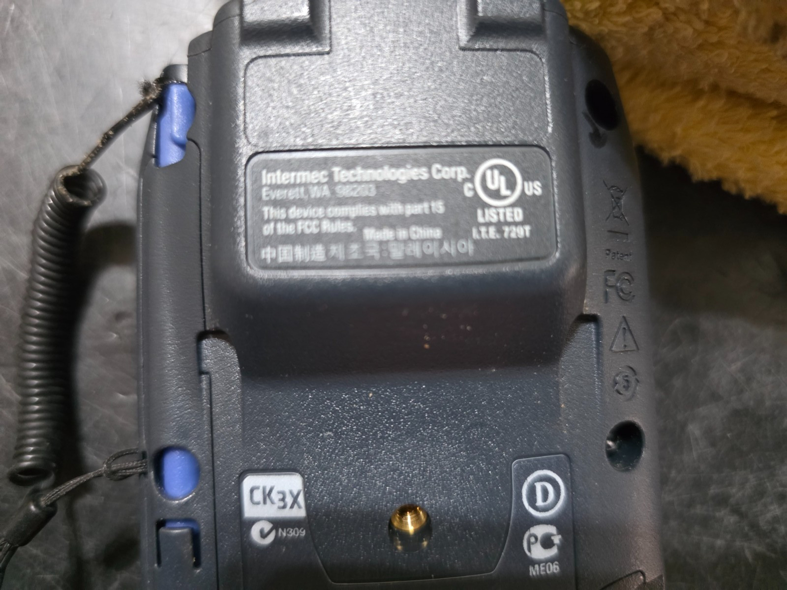 Intermec CK3XAA4M000W4400 Handheld Computer Mobile Data Terminal battery