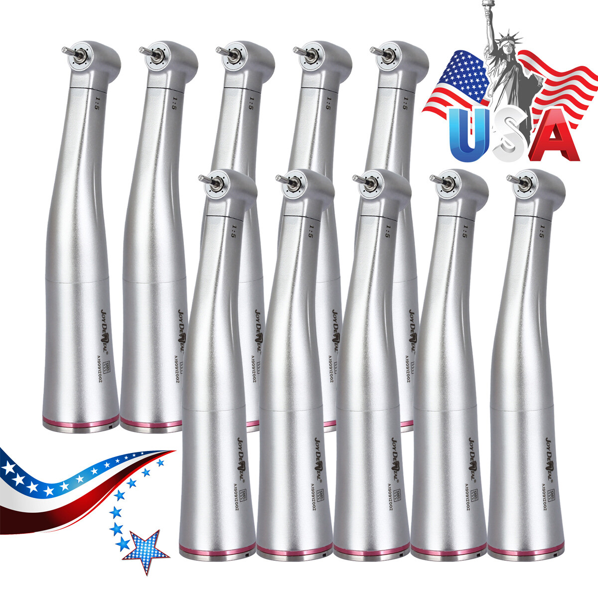 JoyDental Dental 1:5 Increasing Speed Contra Angle Handpiece Inter-Spray Fit KAV