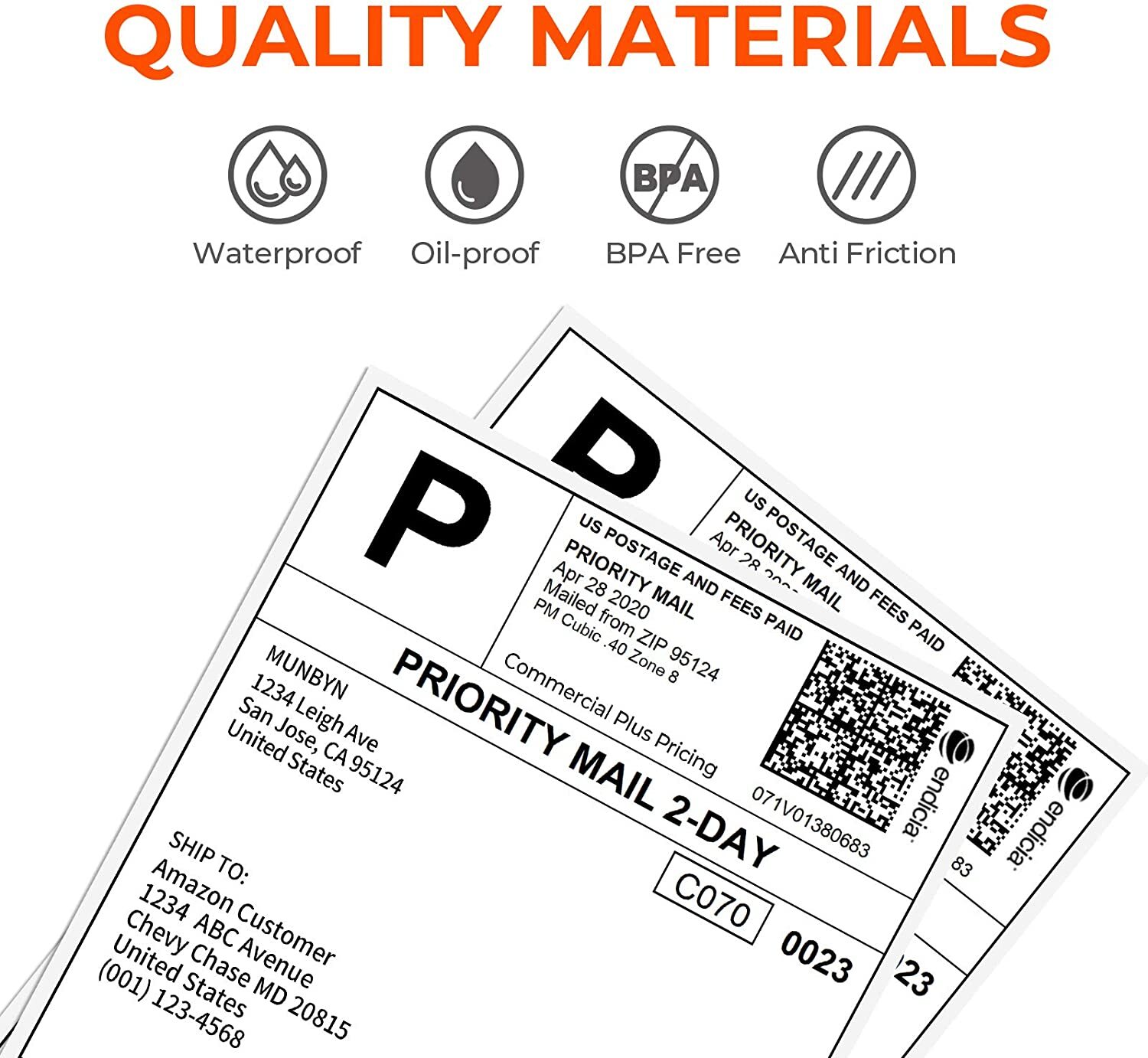 3000 Fanfold 4×6 Direct Thermal Label. High Quality.Certified by UPS 4″X6″ Label