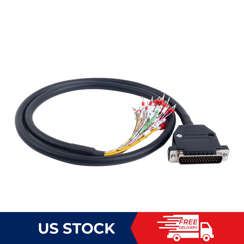 1m(39.37″) DB44 Male to Shielded Cable 44-Pin Connector to Single End Cable