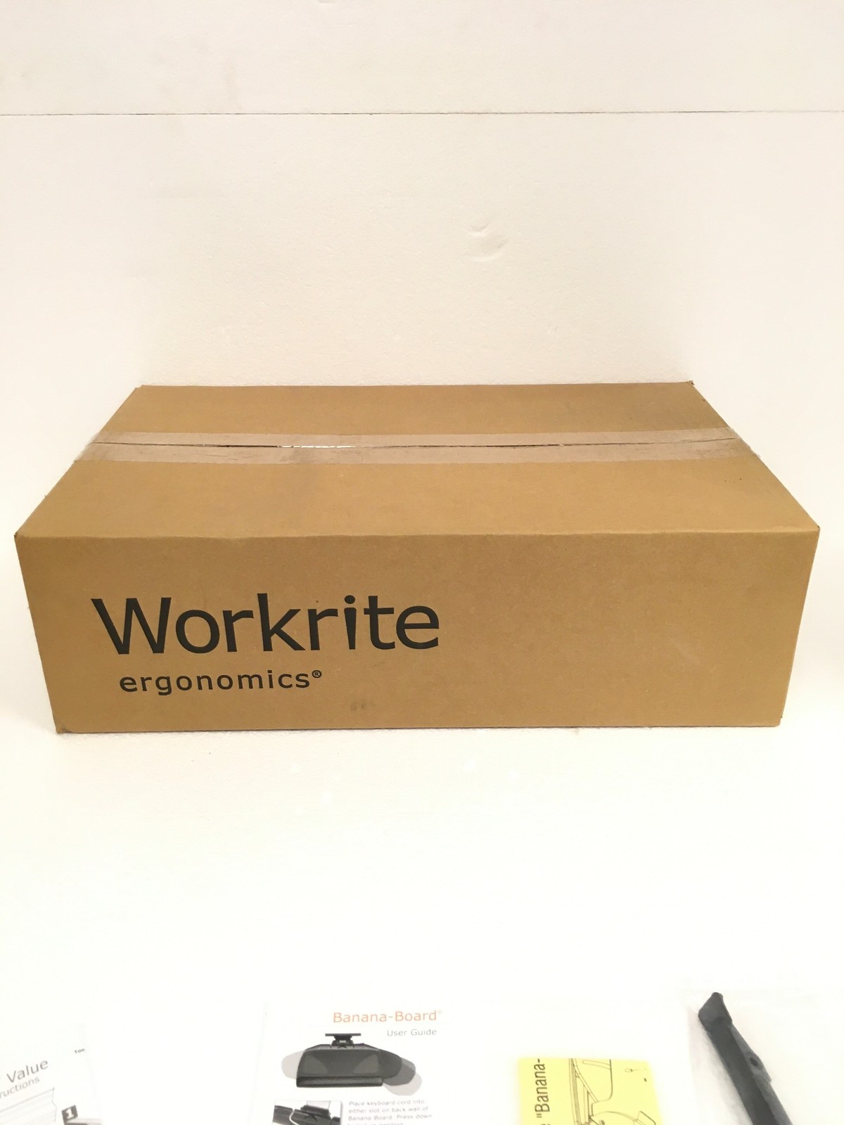 NEW WorkRite 2118-22J Adjustable Ergonomic Desk Banana KeyBoard 22″ and Mouse