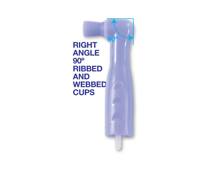 Dental Disposable Prophy Angles 100 to 1000 Soft Cup Latex Free Right Angle 90°