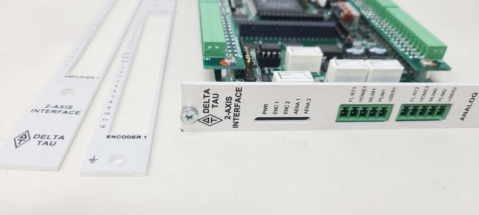 Delta Tau 603398-106 UMAC Turbo 2-Axis Analog Interface Module w/ Plates
