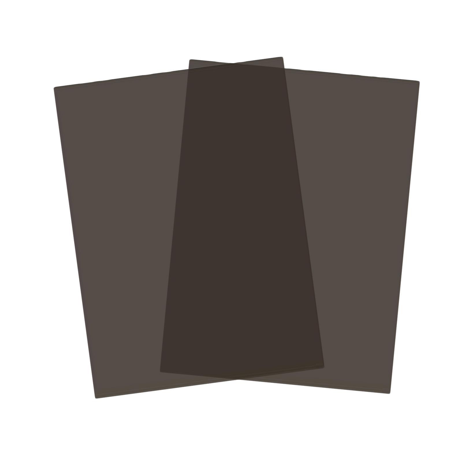 2 Pieces PVC Translucent Sheet Pet Stencil Material Film Sheet Multipurpose DIY