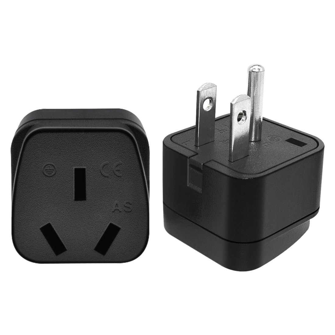 (2 Pack) US AU Plug Adapter,Australian Plug Adapter from USA, USA Standard 3