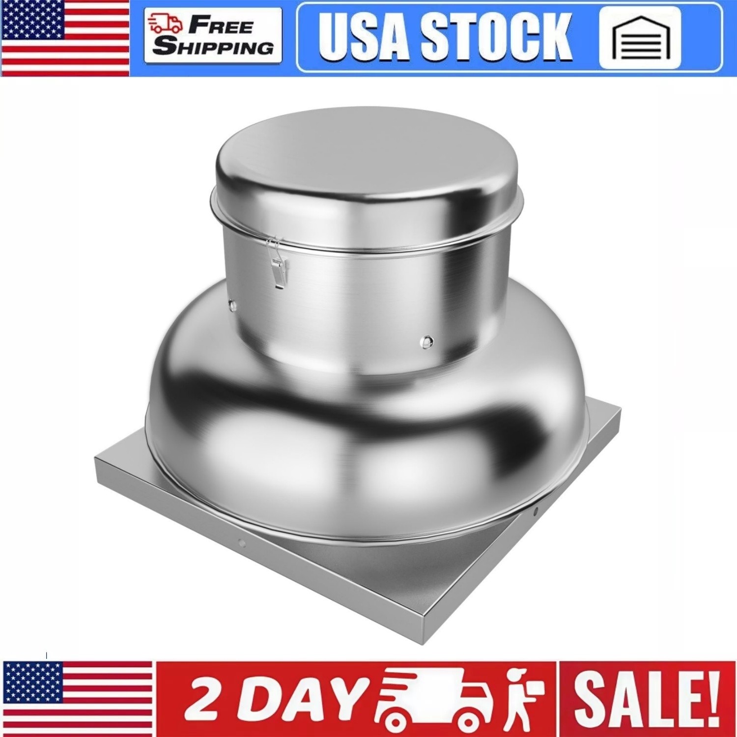 2400CFM Roof Fan Up-blast Restaurant High Speed Direct Drive Centrifugal Upblast